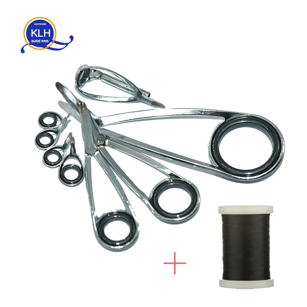 Fishing Rod Building Kit - 8 teile/satz KLH Halterung Edelstahl Führungsring