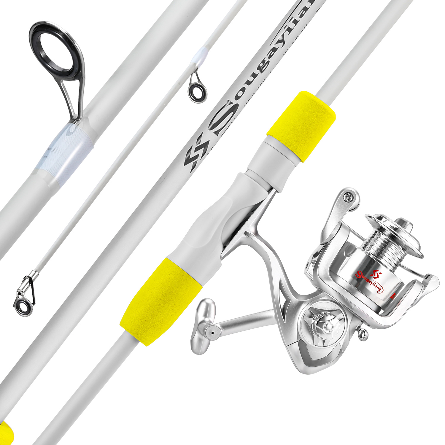 Fishing Rod Spinning - Sougayilang 2 Abschnitt Spinning Angelrute und