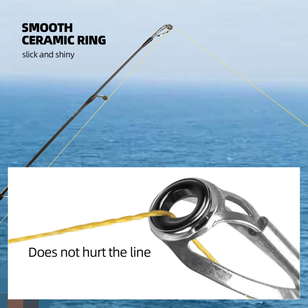 Edelstahl-Angelruten-Spitzenfü – Fishing Rod Casting Bewertung und Preis