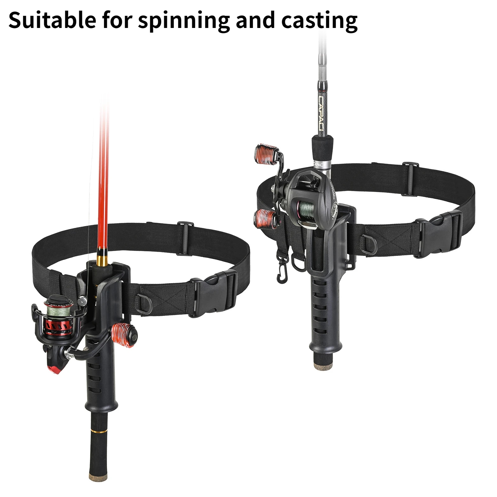Hängende Angel gürtel halter v – Fishing Rod Fly Bewertung und Preis