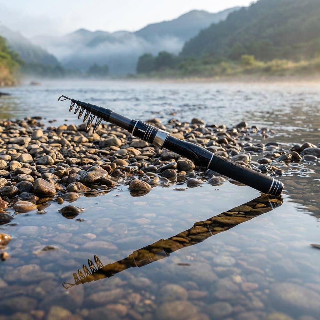 Ultraleichte Teleskop-Kohlefas – Fishing Rod Telescopic Bewertung und Preis