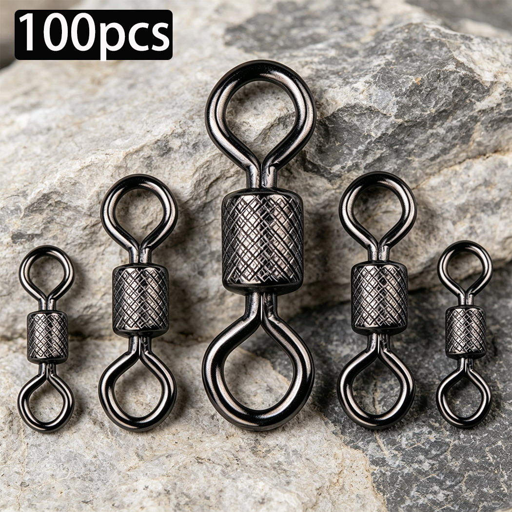 100 Stück/Box Angelwirbel 1 #  – Fishing Rod Case Bewertung und Preis