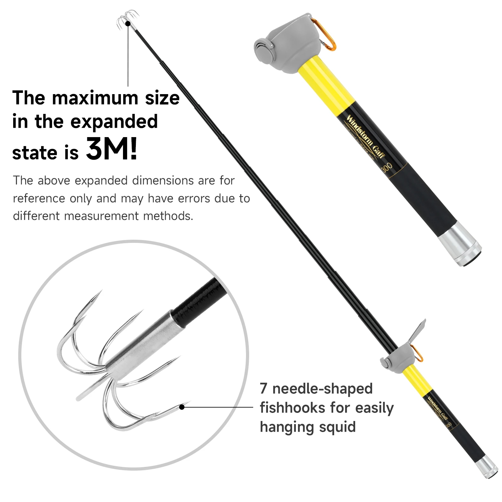 SANLIKE 7-Klauen-Tintenfischha – Fishing Rod Carbon Fiber Bewertung und Preis