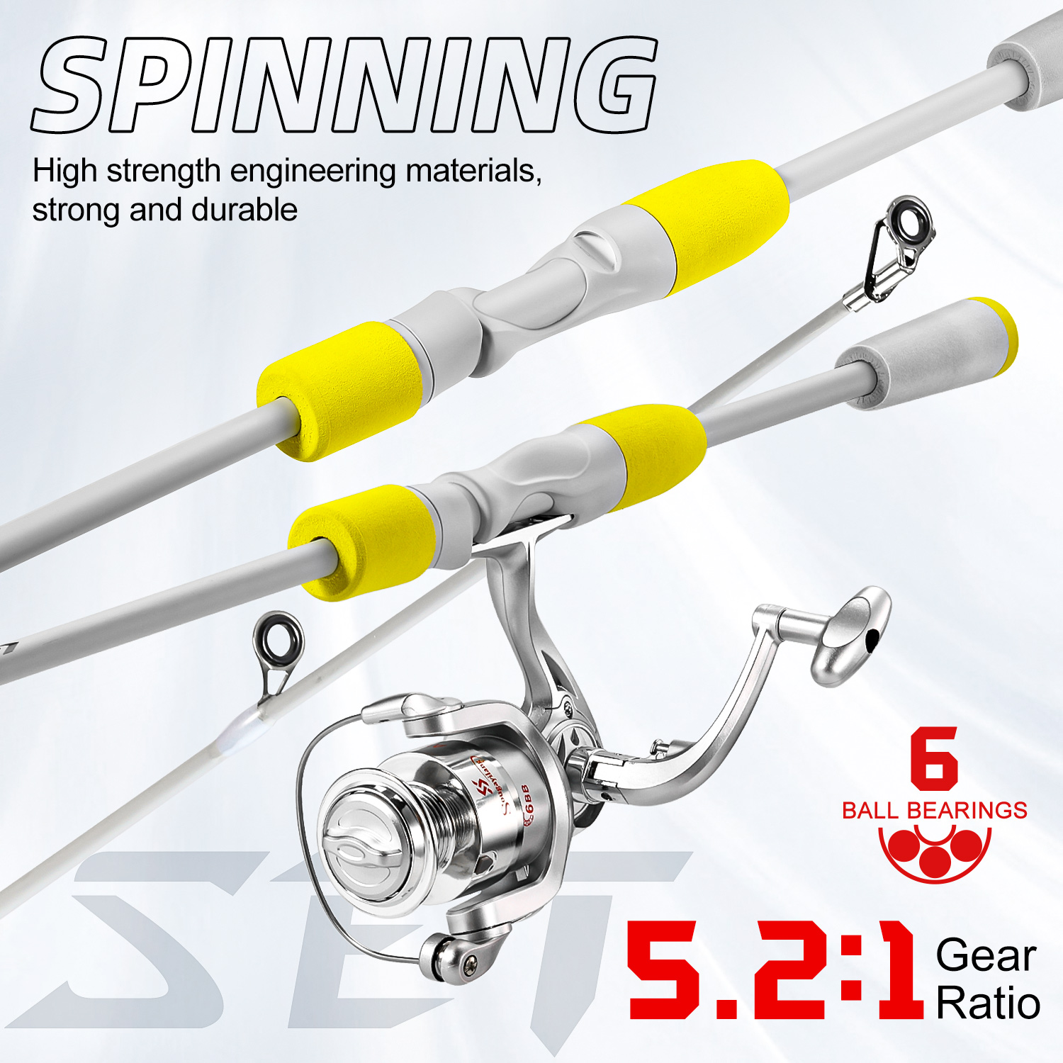 Sougayilang 2 Abschnitt Spinni – Fishing Rod Spinning Bewertung und Preis
